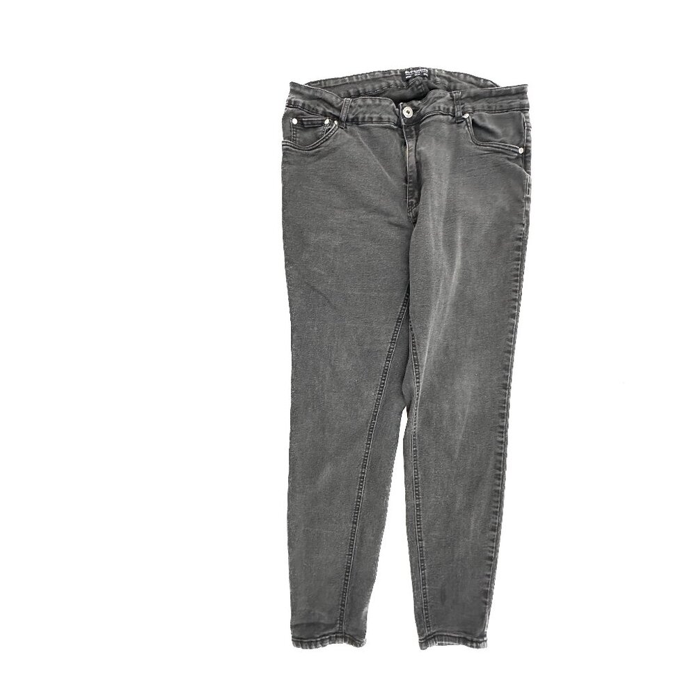 Bloom Chic Skinny Jeans Women Size 20 Black Denim High Rise Stretch 19651